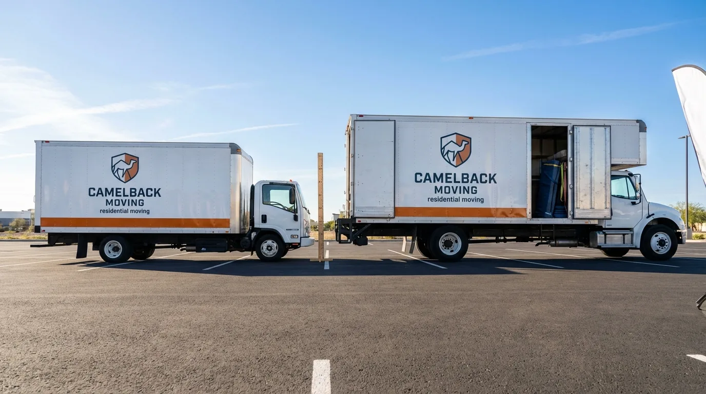 Moving truck size capacity guide in Fort Belvoir